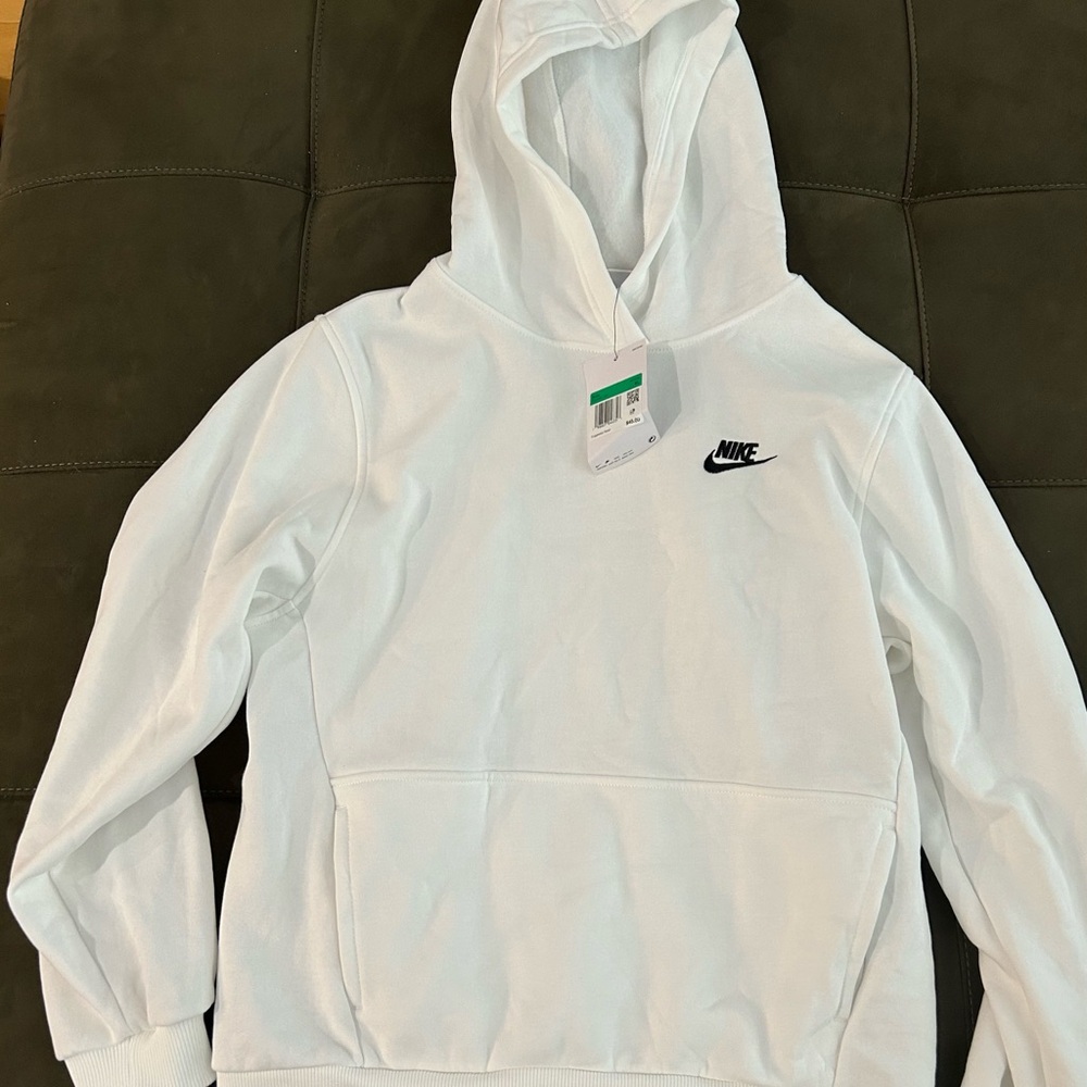 New With Tags. Nike Classic White Sweatshirt. Youth XL